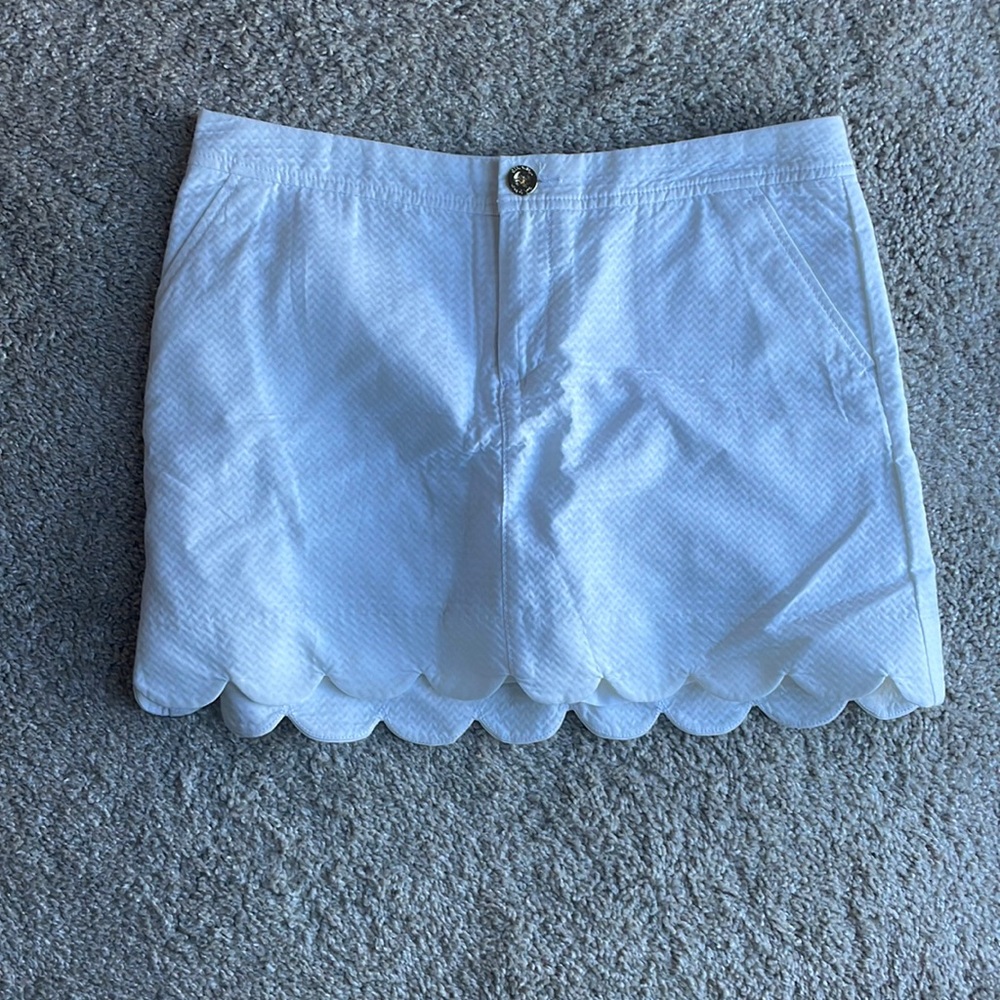 White lilly pulitzer skirt